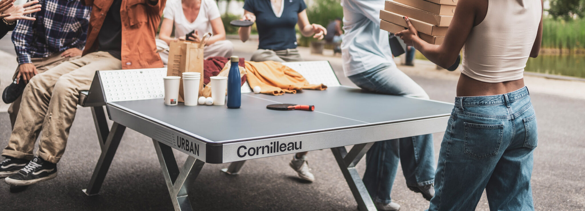 Urban Outdoor Ping Pong Table