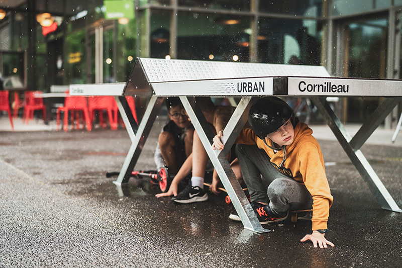 Urban Outdoor Ping Pong Table