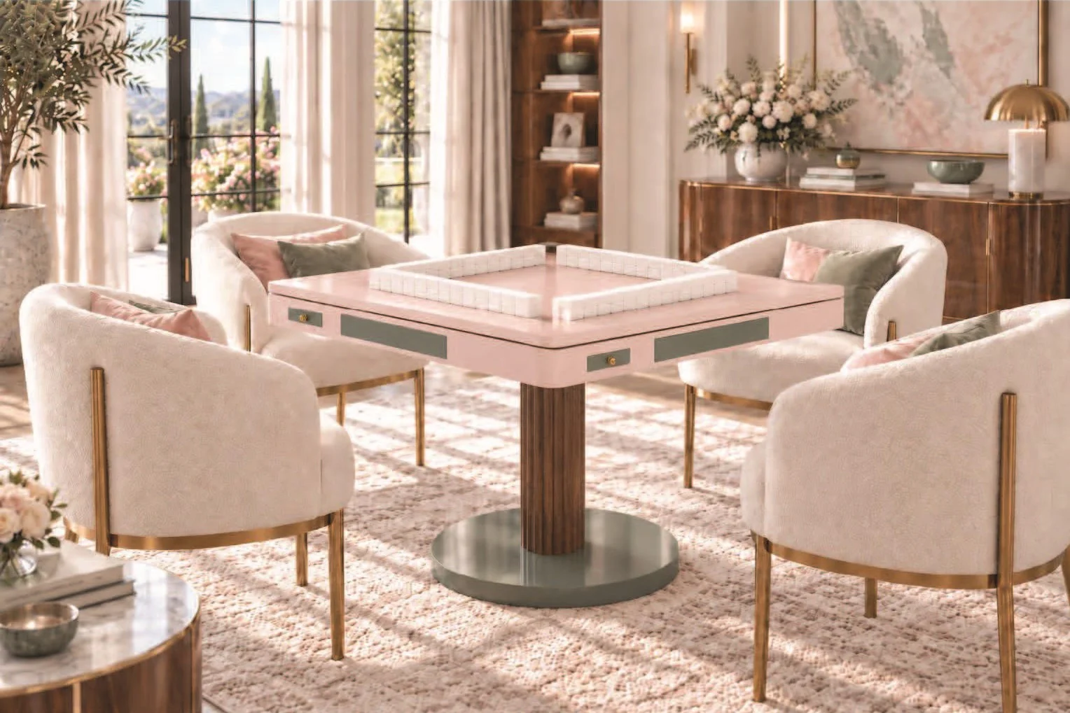 Bespoke Macaron Mahjong Table