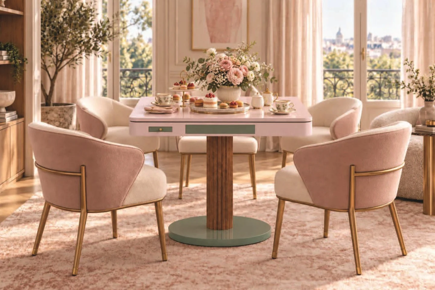 Bespoke Macaron Mahjong Table