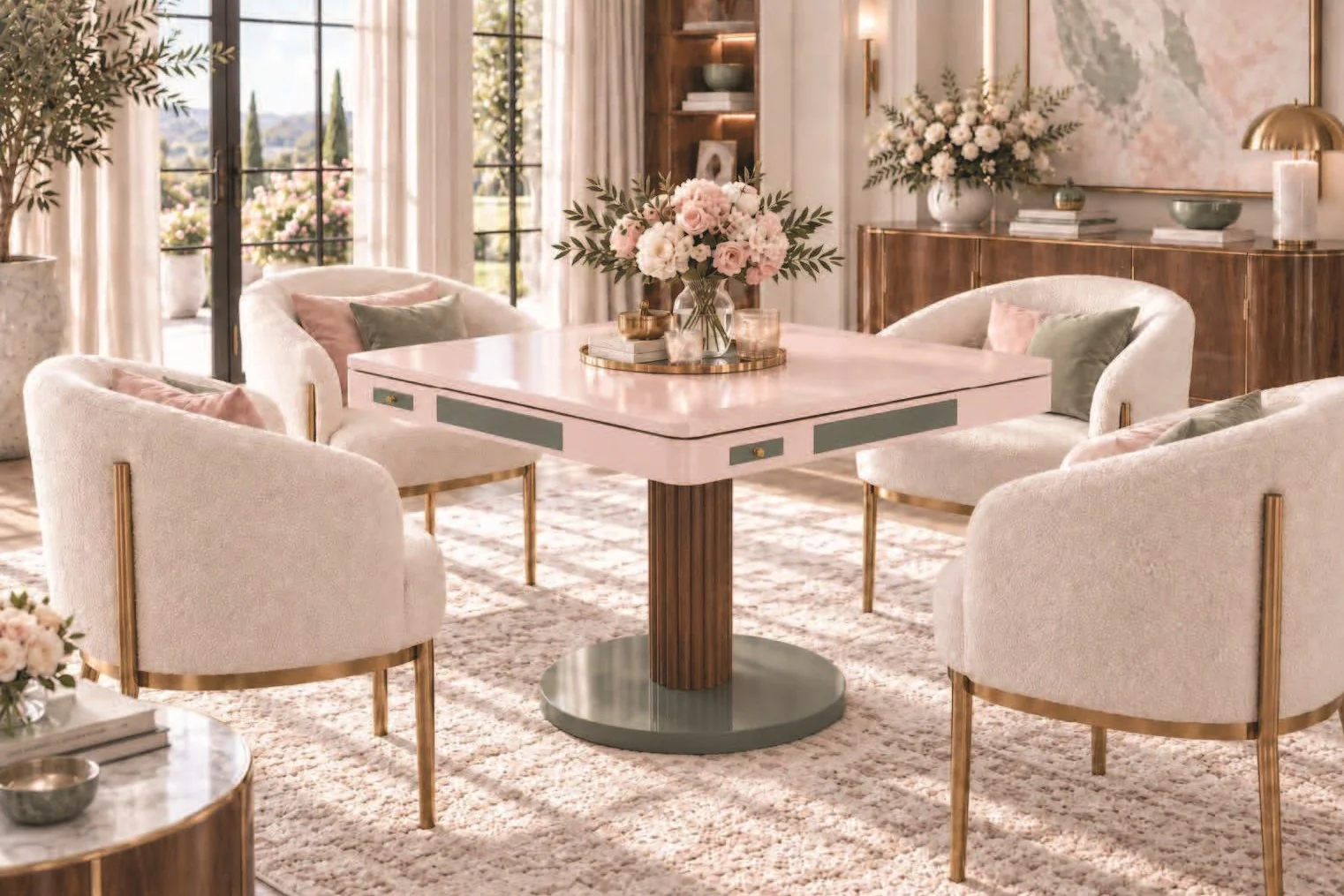 Bespoke Macaron Mahjong Table